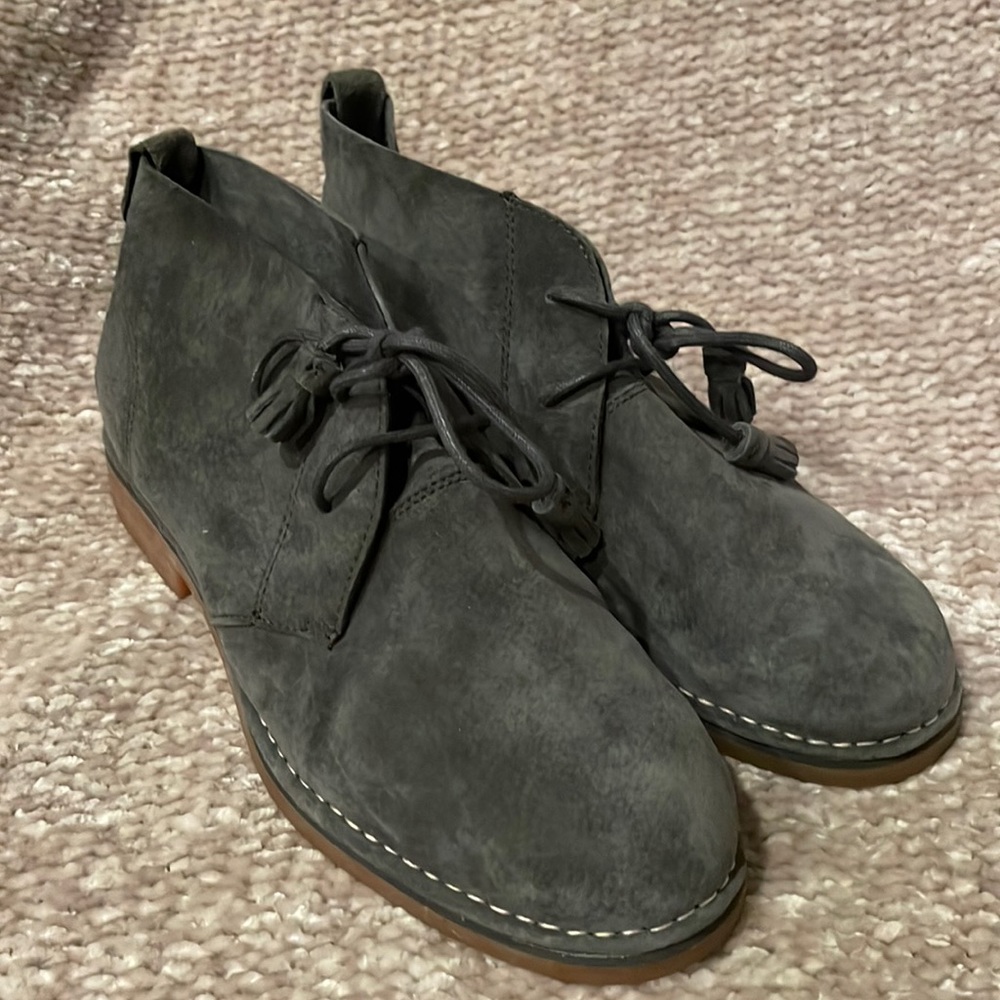 Hush Puppies Charcoal Ankle Booties